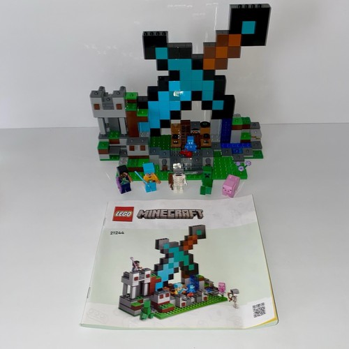 Lego Minecraft 21244 The Sword Outpost Complete Allay Guardian Sentinel Soldier - Picture 1 of 4