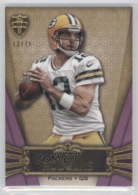 2012 Topps Supreme Violet 13/75 Aaron Rodgers #20 3w8