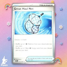 Great Haul Net 78/86 Chaos Rising Uncommon Pokemon TCG Card NM Art Toyste Beach