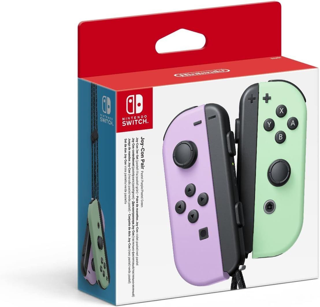 Joy-Con Switch Viola e Verde Pastello: Colora le tue Avventure