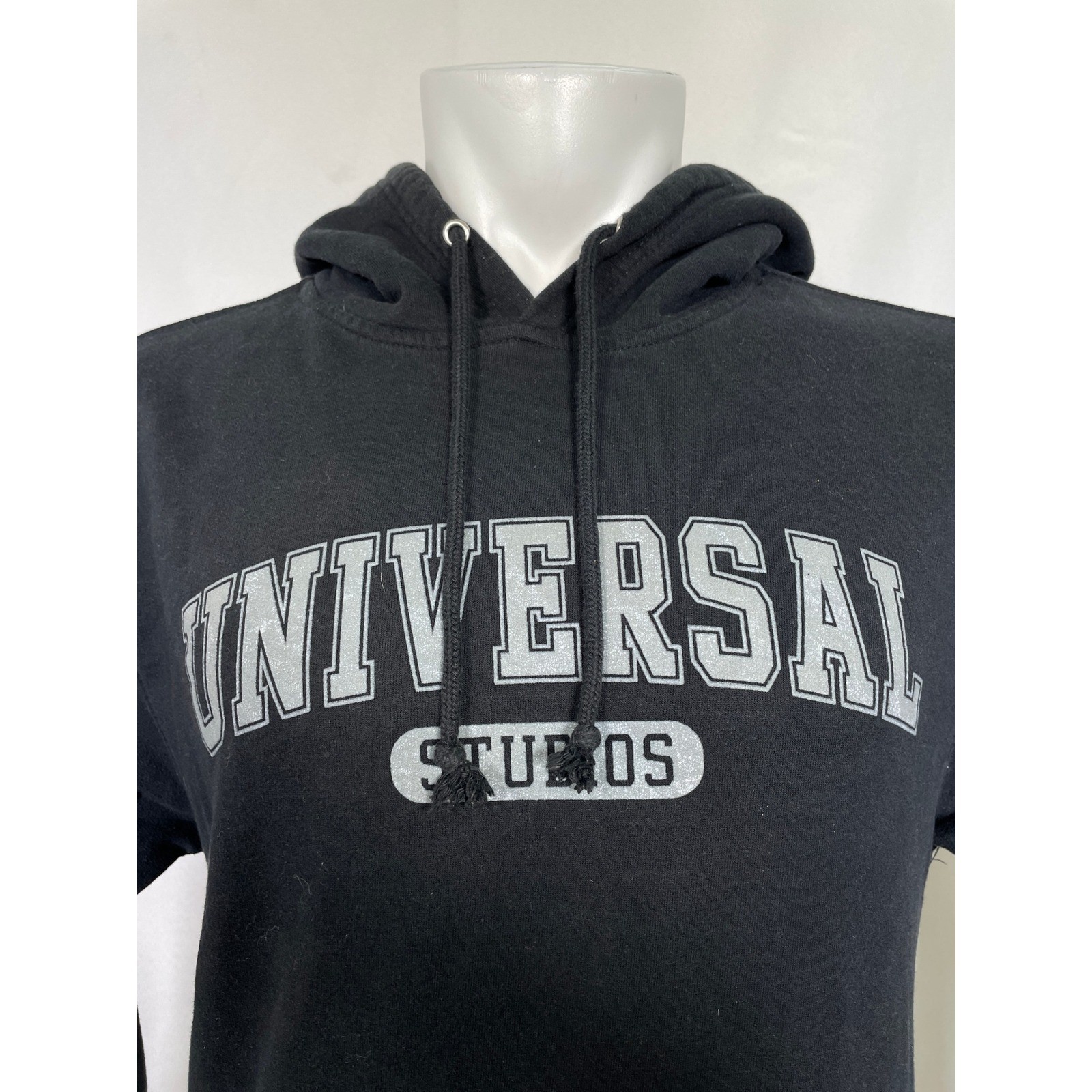 Universal Studios Black Theme Park Spellout Hoodi… - image 2