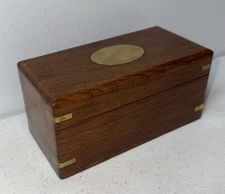 Wooden Secret Enigma Puzzle Box Brainteaser Money Hidden Compartment BX76