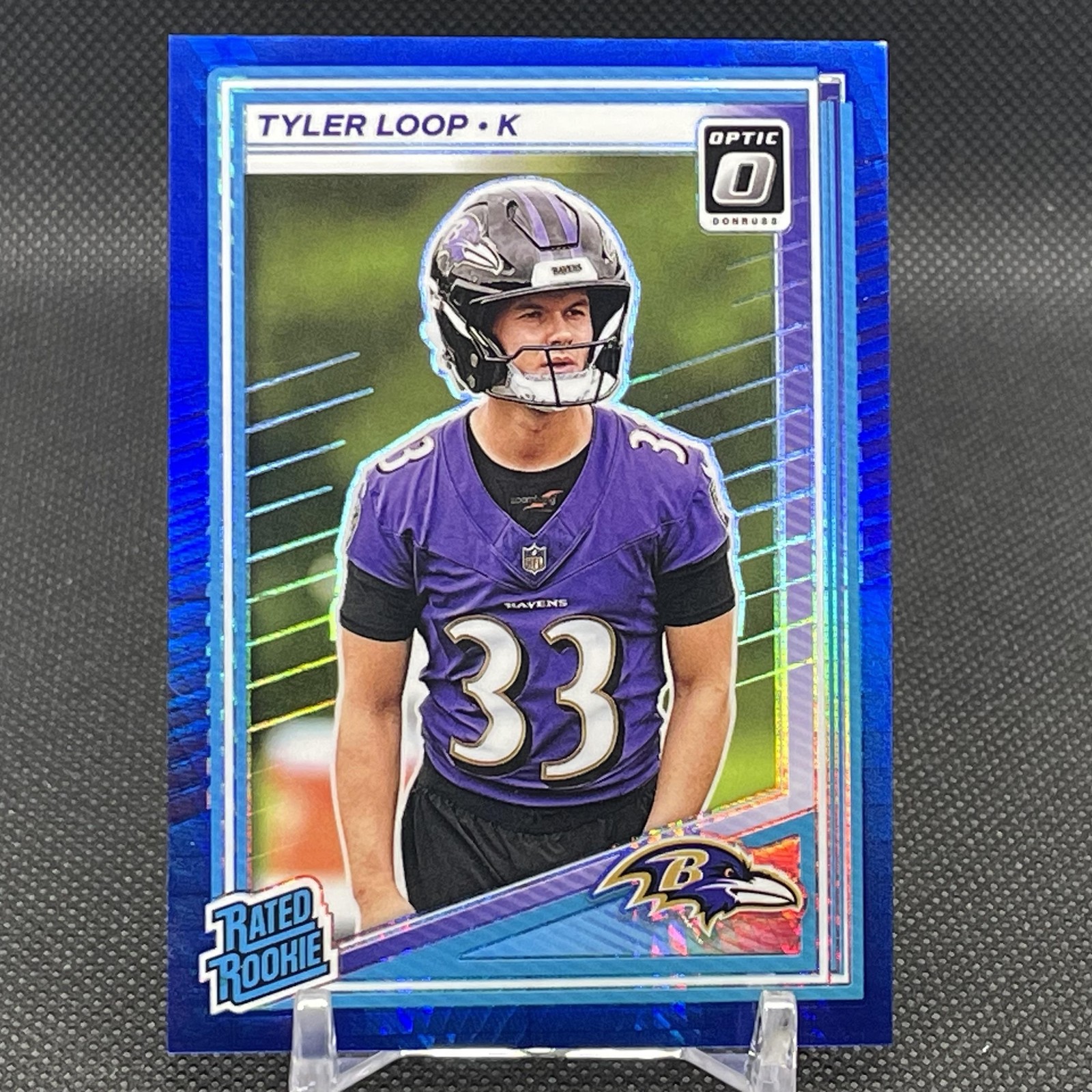 Tyler Loop 2025 Donruss Optic Blue Hyper Rookie #227