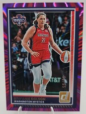 2025 Panini Donruss WNBA Stefanie Dolson Purple Laser /99 Washington Mystics