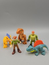 Jurassic World Mattel Imaginext Dimetrodon Stegosaurus Raptor Lot Fisher Price