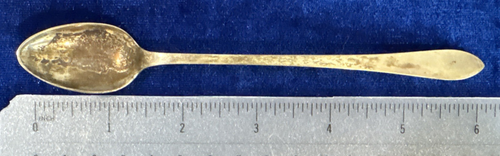 Tiffany Sterling Neonato Cucchiaio 6 1/8" Faneuil "M" Timbro 37 Grammi Spedizione Gratuita - Foto 7 di 8