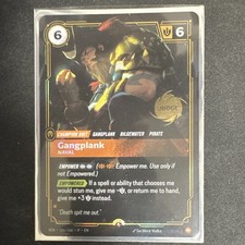 Gangplank Champion Unit Promo 056166 En Riftbound Lol Tcg Promo Judge Riftbound