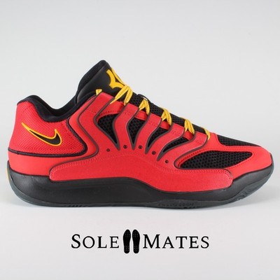 Nike KD 18 'Air Bakin' Fire Red Black Yellow HV1992-600 Men's