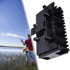 Wysokiej jakości uchwyt na przynętę na ryby pudełko na przynęty tratwa 1 sztuka używana walizka na przynęty czarna