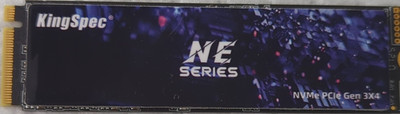 KingSpec NE Series 256GB M.2 2280 PCIe Gen 3x4 NVMe Internal SSD