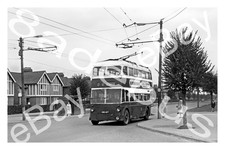 Bus Photograph DERBY C.T. ARC 497 [197] Trolleybus '65