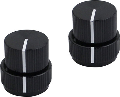 Guyker Guitar Aluminum Alloy Dual Concentric Control Knobs - Dome Volume Tone St