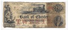 $20 The Bank of Chester South Carolina Dec 1, 1855 Haxby SC-65 G16 Train Note #2 — photo 1
