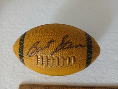 BOOTLEGGERS MACK 両面プリント フットボールT L相当 Rare 1960s/70s Bart Starr Autographed Mini Football - Packers