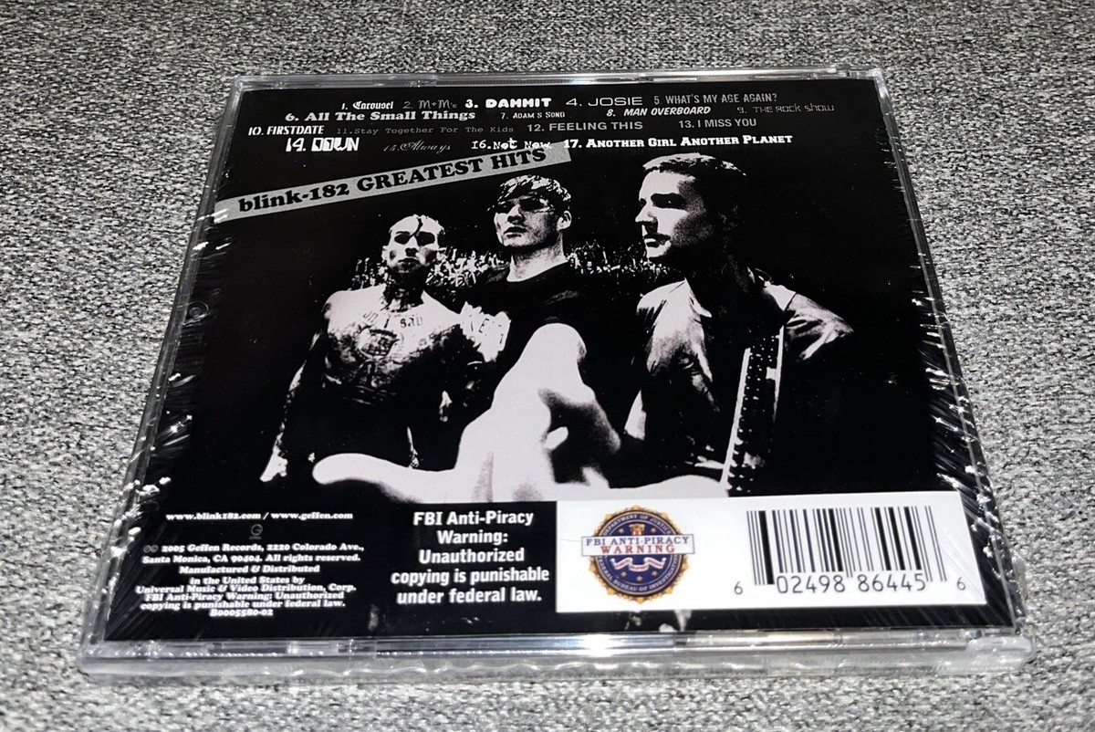 Greatest Hits by Blink 182 (New CD)⭐️Buy Any 3 Get 1 Free