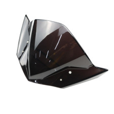 Parabrisas negro doble burbuja para motocicleta Yamaha FZ16 FZ16 150 2015-16