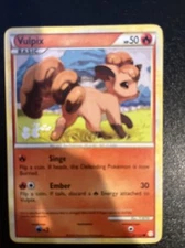 Vulpix 87/123 LP/NM HeartGold and SoulSilver & HGSS Pokemon TCG Set Card