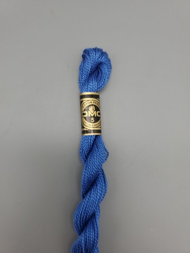 DMC Perle Cotton Skein Size 5 27.3yd 798 Needlepoint Embroidery, Crewel - Picture 2 of 4