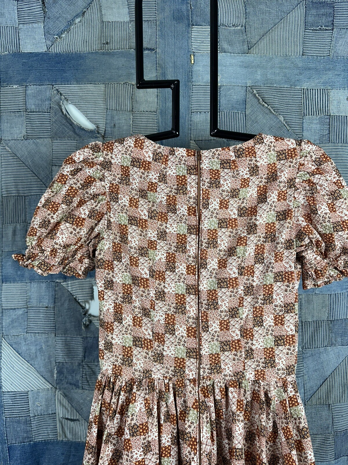 Women’s Patchwork Quilt Pattern Vintage Handmade … - image 4