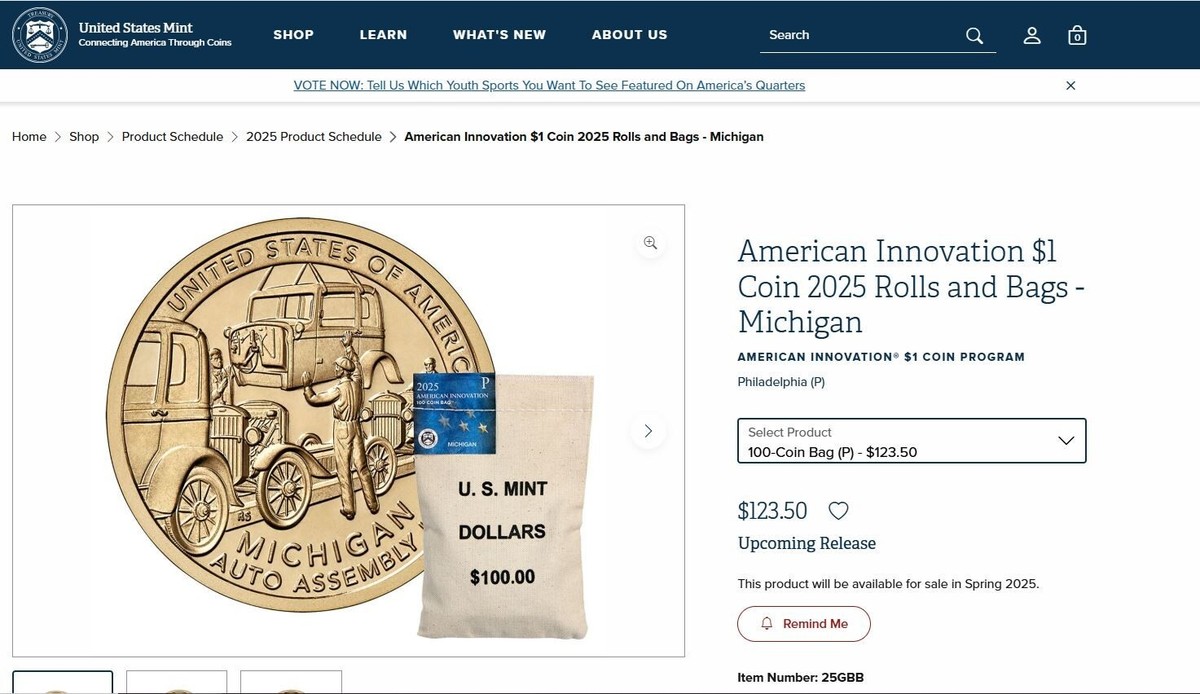 2025 P & D American Innovation Dollar 8 Coin Set $20 IN HAND SHIPS - Foto 2