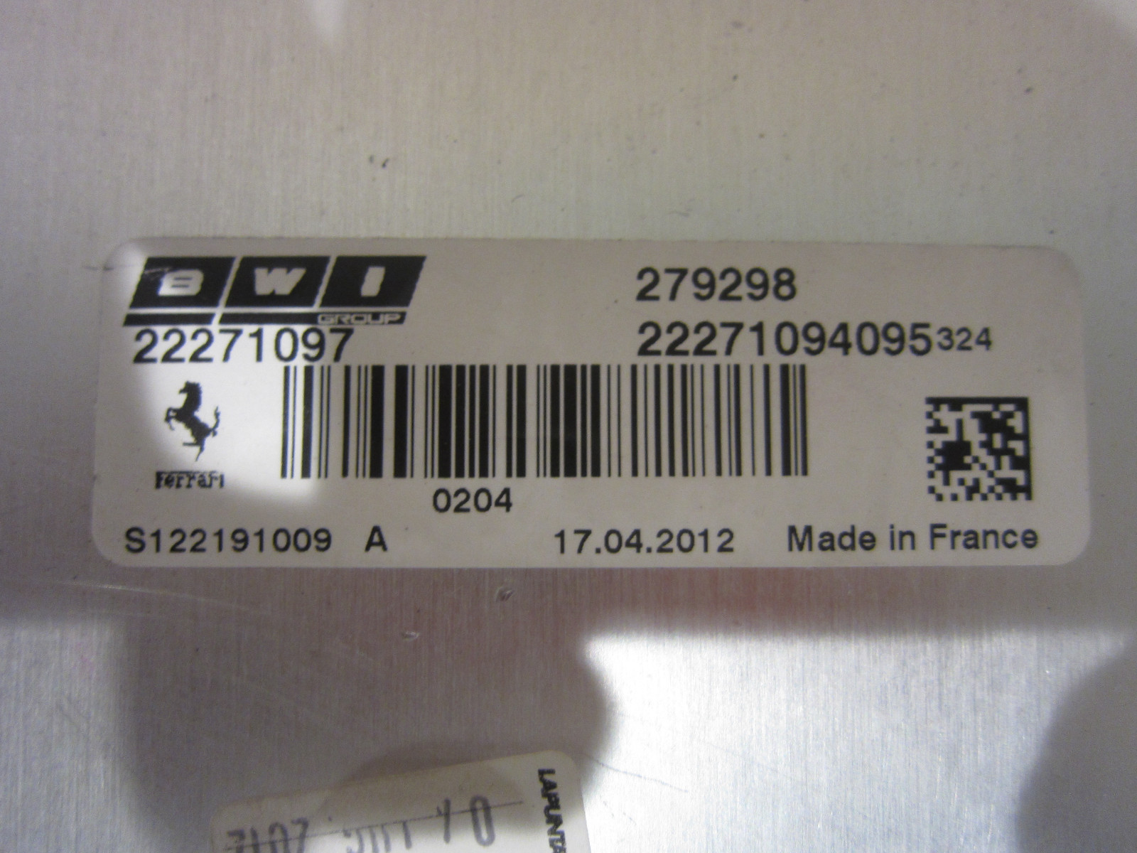 Ferrari 458, 599 -  Magneride ECU - P/N 279928