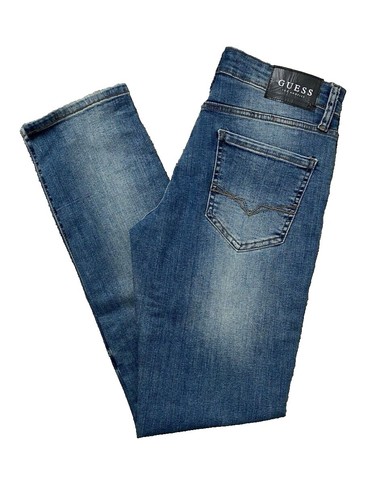 Jean Guess Blanc Femme Taille US29 FR 39/40 – Modèle Starlet Narrow Leg, Coupe Ajustée