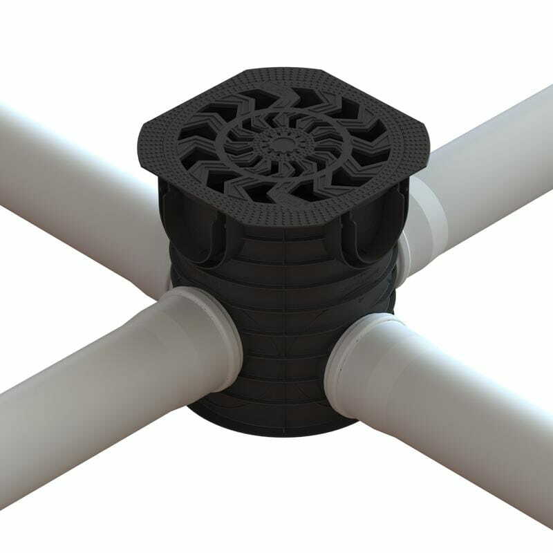 Hofablauf Mit Fangkorb B125 - Kunststoff Gully 50x13x28 Cm Für KG-Rohr DN110