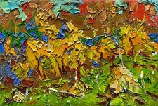 Oil Painting Colors Of Autumn A. Kalenyuk Unframed Original Art nKalen1213