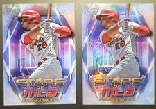 NOLAN ARENADO-2023 TOPPS-STARS OF THE MLB BASE & CHROME REFRACTOR⚾️BASEBALL CARD