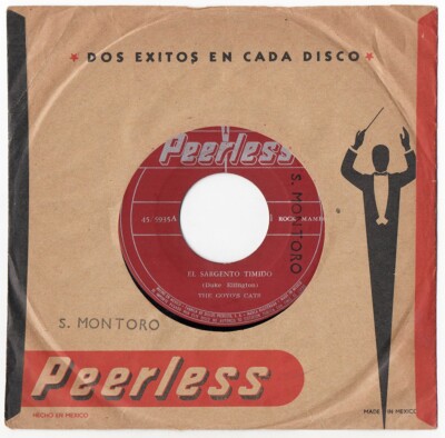 7'' THE GOYO'S CATS Sargento Timido Rockabilly Exotica Instro 45 El Greñudo Hear 