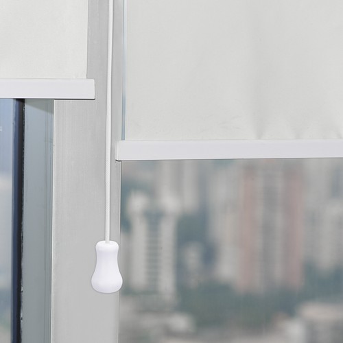 8Pcs Cord Knobs, 32mm Window Blind Tassels Wooden Pull Cord, White - Picture 5 of 6