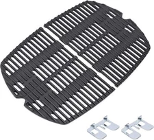 Cooking Grates Cast Iron Grill Replacement for Weber Q200 Q220 Q2000 Q2400