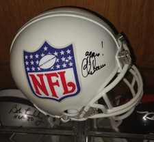 CHRIS BERMAN Signed NFL SHIELD Mini Helmet Autograph w/ COA AUTO ESPN Legend