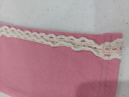 Imported Korean Girl's Wink Pink Pants Leggings Size 140cm Bow Dance Kawaii Cute - Picture 3 of 9