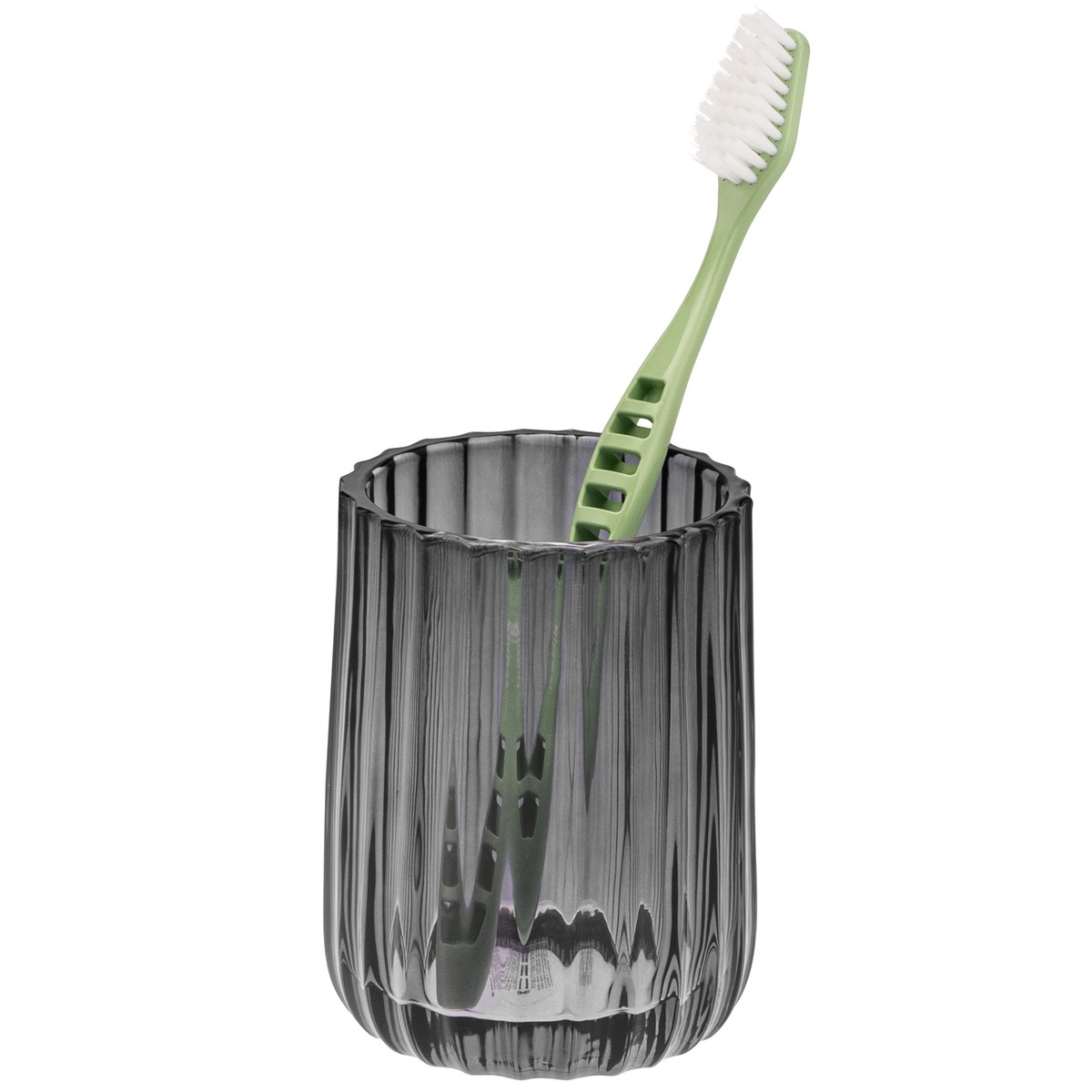 VanEnjoy Klarer Zahnbürstenhalter Aus Glas – 6,8x12,2 Cm, Transparent, Robust & Wasserabweisend