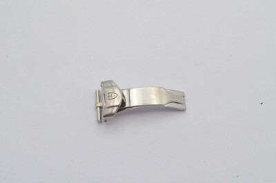 TUDOR LEDER ARMBAND FALTSCHLIESSE 16MM DEPLOYMENT CLASP VINTAGE 4