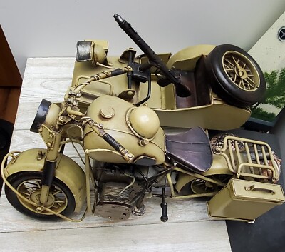 1/6 Metal WWII BMW 71 ONE SEATER Motorcycle with Sidecar EXTREMELY