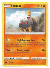 Torkoal 11/73 Common Shining Legends Pokemon Card NM-Mint