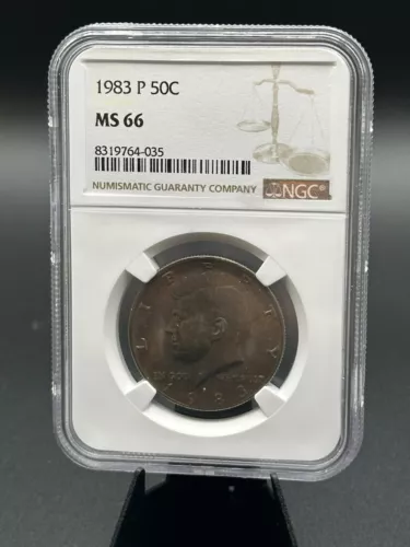 1983 P NGC MS66 Kennedy Half Dollar
