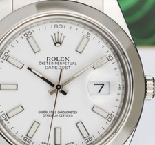 ROLEX - 41mm Stainless Steel DateJust II White Index 116300 - SANT BLANC 6