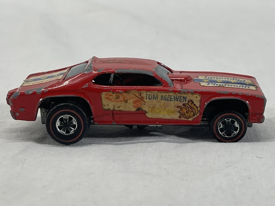 Mattel Hot Wheels Redline Plymouth Tom McEwen 1969 EE. UU. Foto 4 de 4