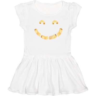 Inktastic Macaroni Smile Toddler Dress Noodles Noodle Art Cheese Mac N Pasta Kid