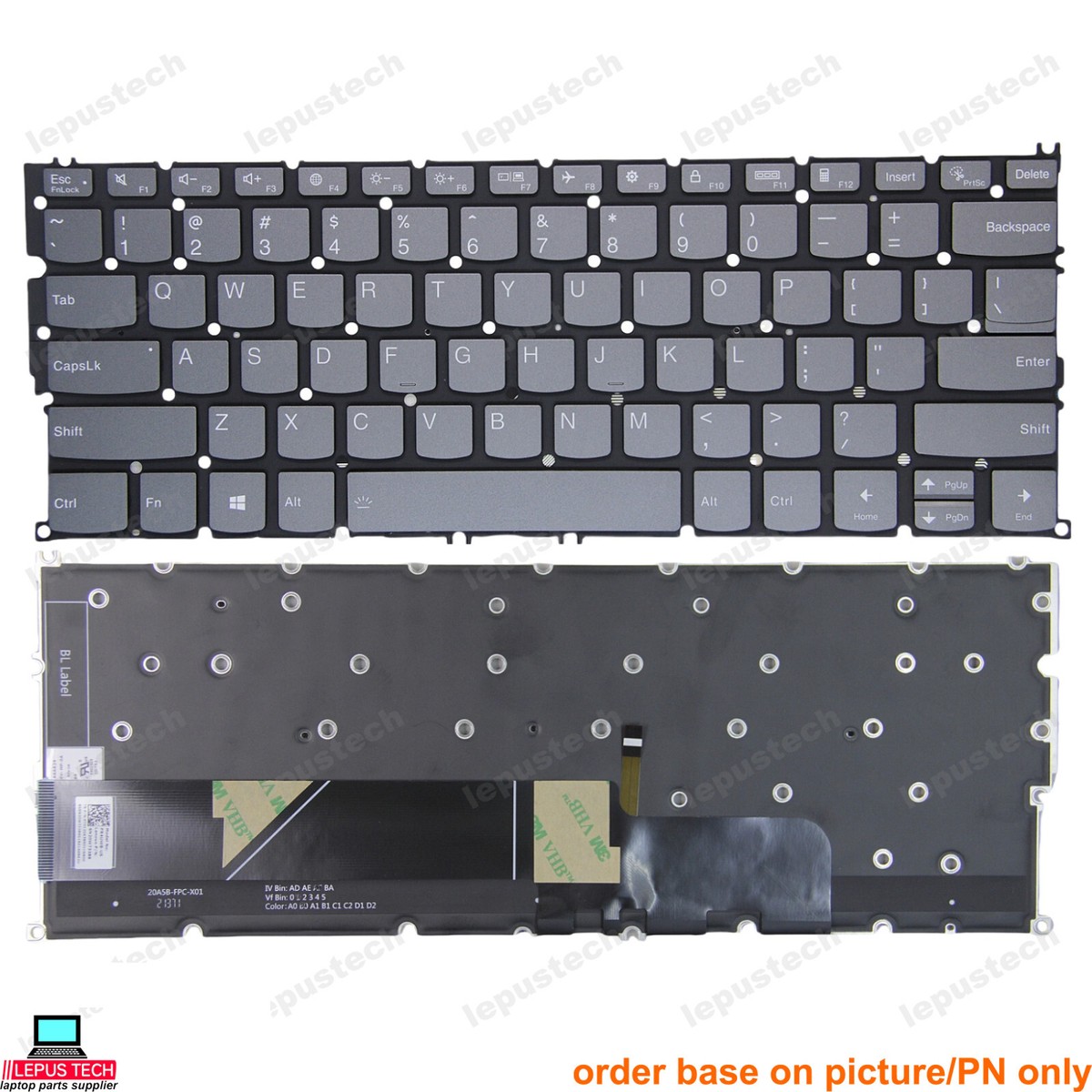 LENOVO FLEX 5G 14Q8CX05 YOGA G5 2021 82AK US backlit keyboard | eBay