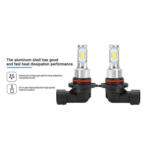 4x 9006 HB4 9005 LED Fog Spotlight Bulbs Lamp 80W 1500LM 6000K VS Halogen - Picture 8 of 8