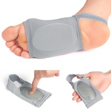 1Pair Arch Support Sleeves Plantar Fasciitis Foot Care Flat Feet Relieve Pain  
