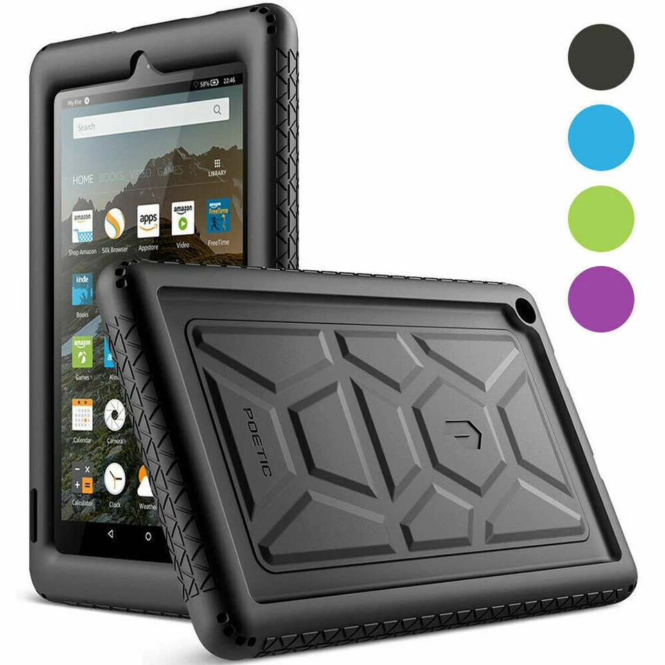 For Amazon Fire 7 9th Gen 2019 Tablet Case Washable Silicone Cover - Image 2 of 4