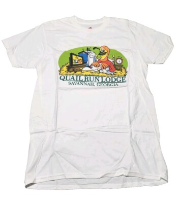Quail Run Lodge Savannah Georgia Medium T Shirt Permanently Closed - Main Image
