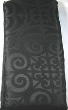 Highbridge Home Easy Care Tablecloths Resists Stains Assorted Sizes Black