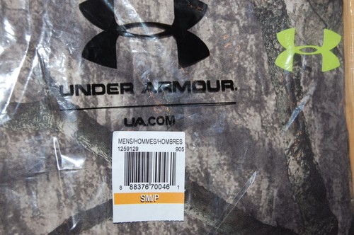 under armour mens coldgear infrared scent control tevo mock shirt camo treestand - Picture 6 of 6
