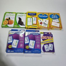 flashcards educational for kids 4 lot of 8 home school